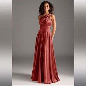 Azazie Charlize Bridesmaid Dress Terracotta
